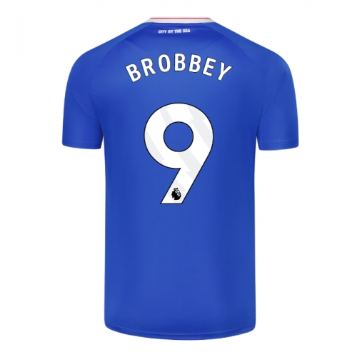 Billige Fotballdrakt Sunderland Brian Brobbey #9 Replika Bortedrakt 2025-26 Kortermet Billige Fotballdrakt Sunderland Brian Brobbey #9 Replika Bortedrakt 2025-26 Kortermet